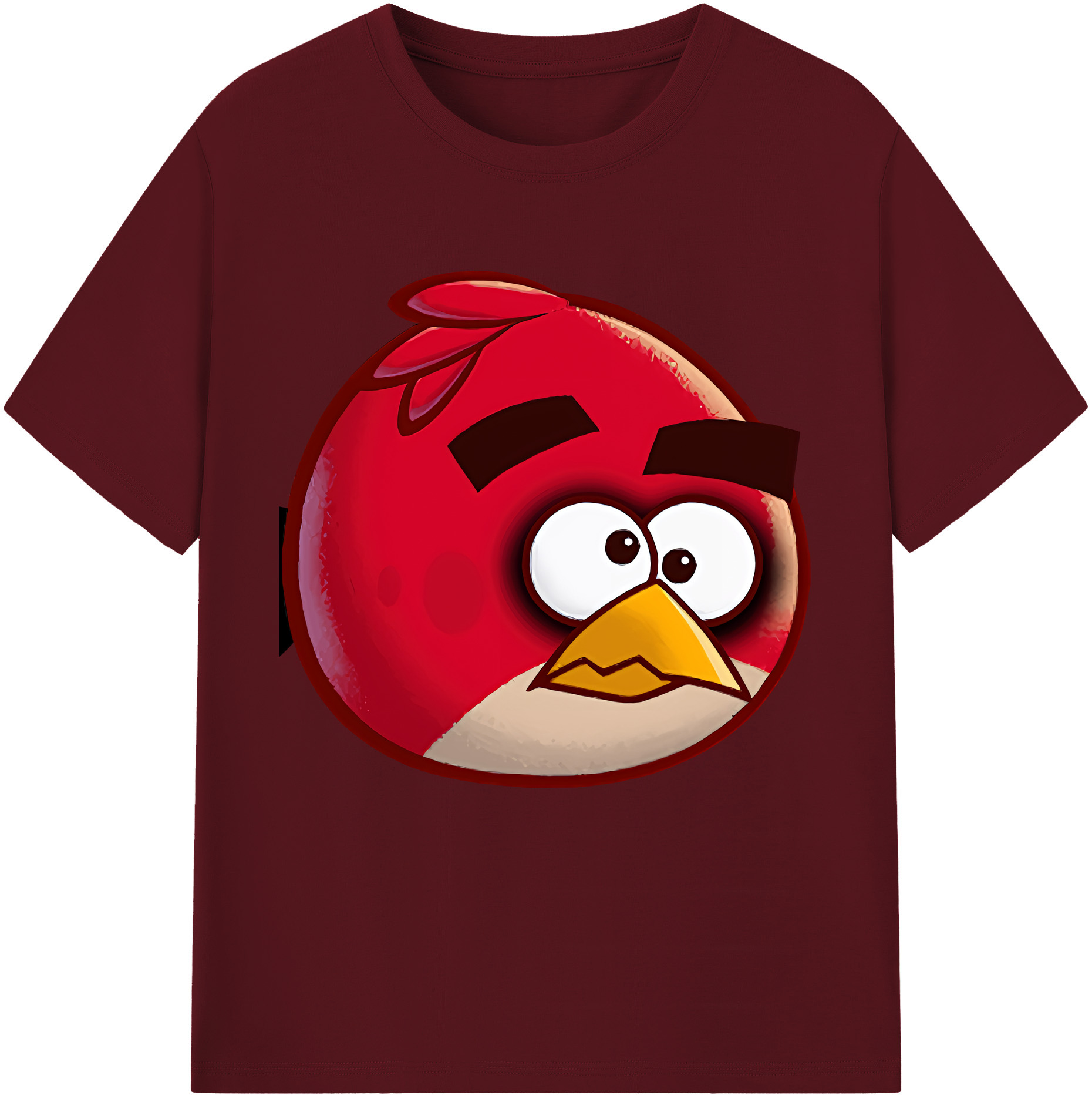 （画像用） Angry Birds アングリーバード 綿100％半袖Tシャツ（フロントプリント）